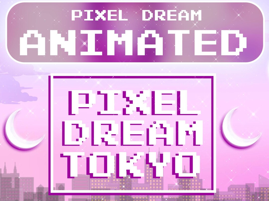 Animated Pixel Dream Stream Package – Overlays, Alerts, Panels - Etsy