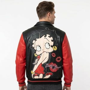 Betty Boop Leather Jacket - Etsy