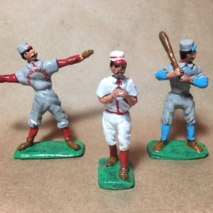 Miniature toy baseball players hotsell