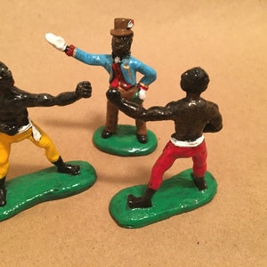 African-American Prizefighters 19th Century Toy Soldiers 54-60mm