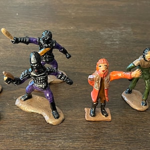 Complete Planet of the Apes Set 8 figures cast metal handmade