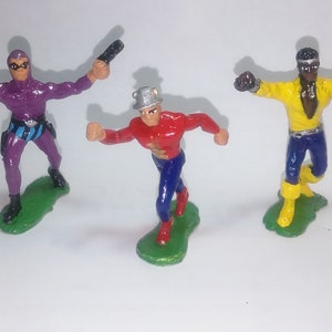 Vintage Superheroes diecast metal 54-60mm