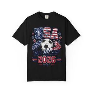 USA World Cup 2026 Shirt — Patriotic American Flag Soccer Tee | Retro USMNT Football Gift for Men Women Kids, Comfort Colors image 8