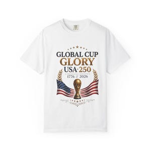 USA World Cup 2026 Shirt — Patriotic American Flag Soccer Tee | Retro USMNT Football Gift for Men Women Kids, Comfort Colors image 4