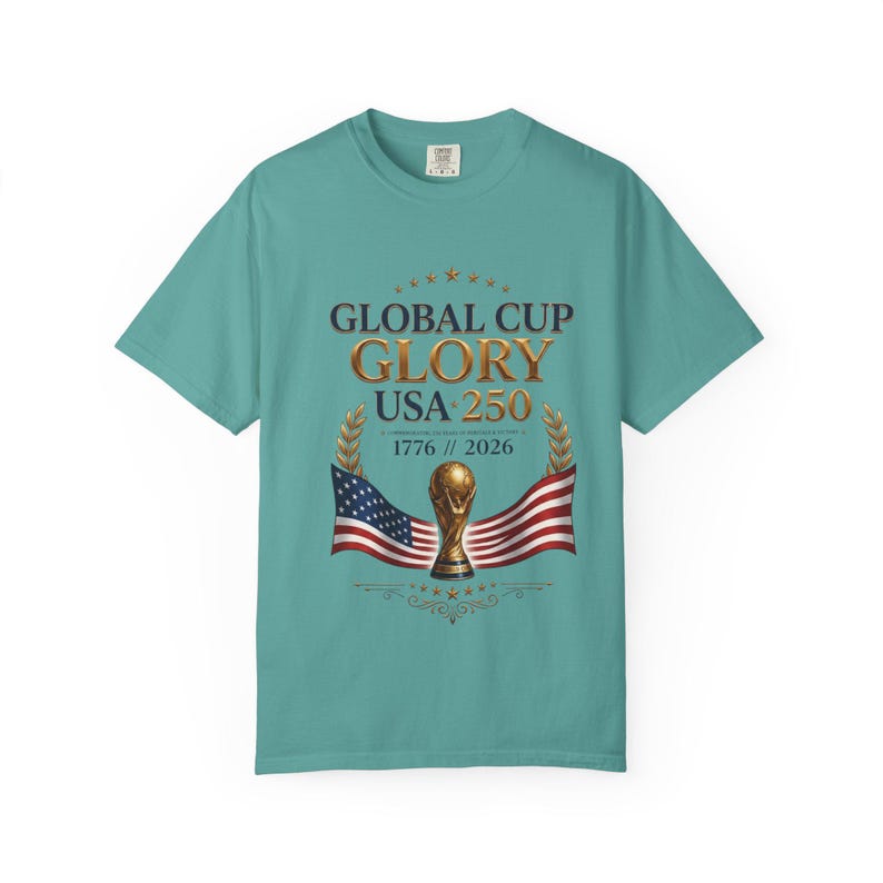 USA World Cup 2026 Shirt — Patriotic American Flag Soccer Tee | Retro USMNT Football Gift for Men Women Kids, Comfort Colors image 11