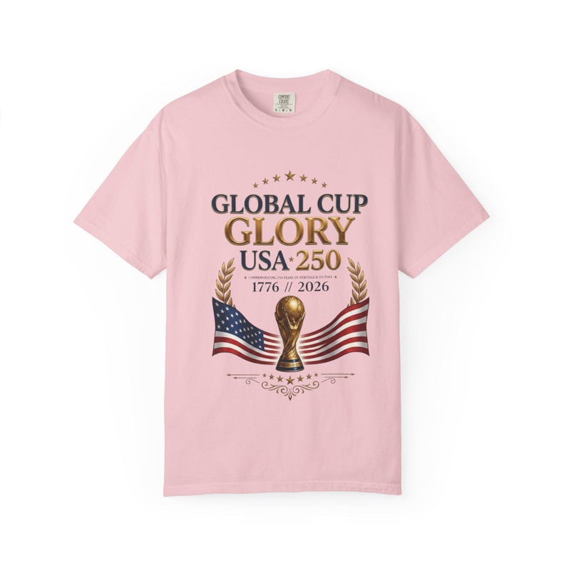 USA World Cup 2026 Shirt — Patriotic American Flag Soccer Tee | Retro USMNT Football Gift for Men Women Kids, Comfort Colors image 5