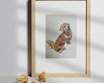 Custom Watercolour Pet Portraits