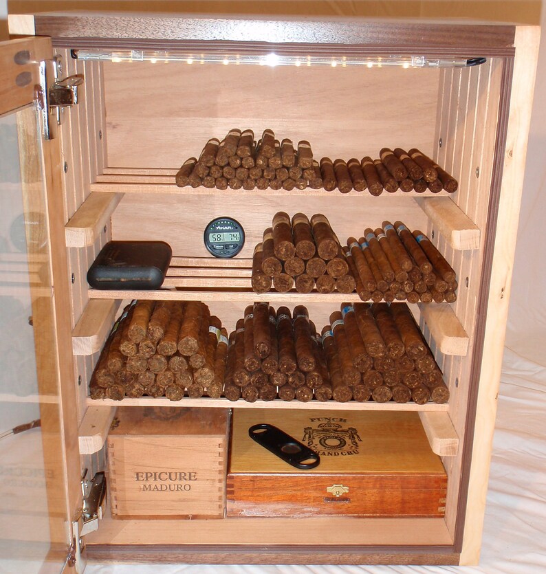 Humidor for True Cigar Enthusiast with Extras Etsy