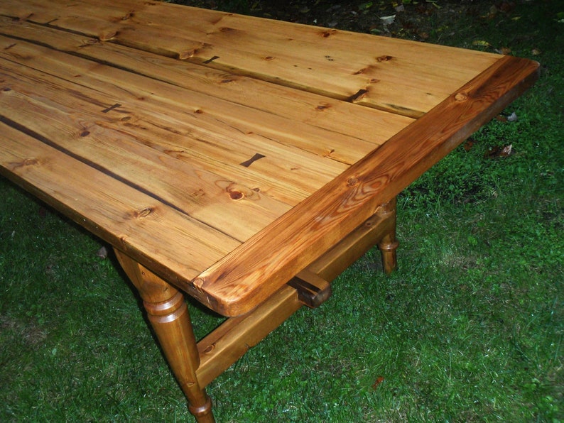 Reclaimed Wood Farm Table image 2