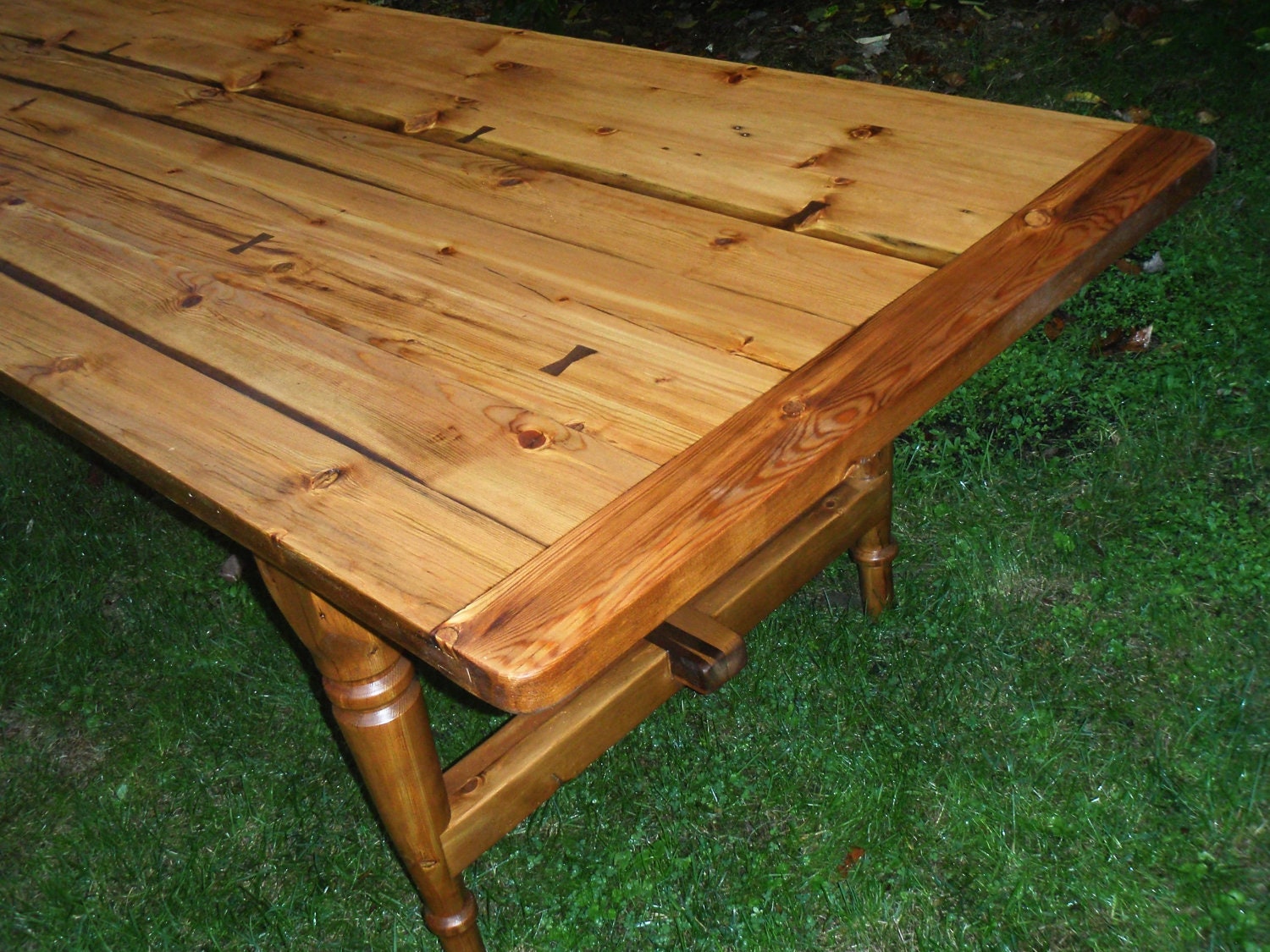 Reclaimed Wood Farm Table | Etsy