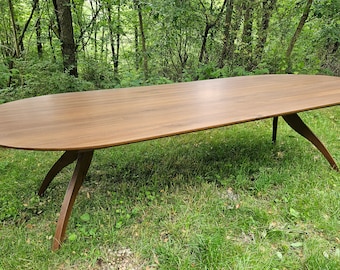 Looooong Walking Table ©2008 in Sappy Walnut 54" x 120" Seats 12!