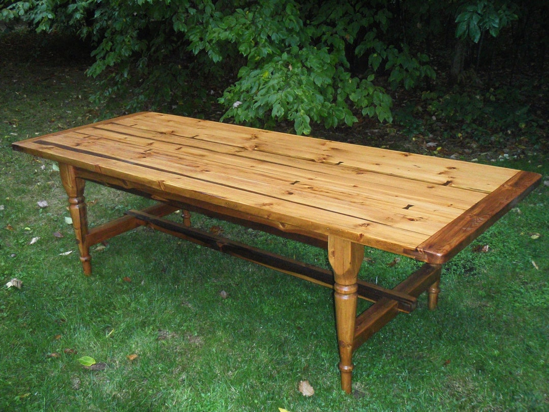 Reclaimed Wood Farm Table - Etsy