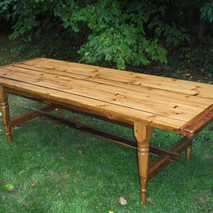 Reclaimed Wood Farm Table image 1