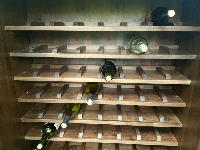 VERY Custom Cigar Humidor and Wine Rack in Walnut Etsy
