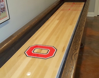 16' Ohio State Game Table in Distressed Oak Style