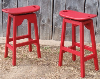 Custom Painted Curvey - Swervy Stool