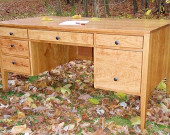Federalist Style Cherry Desk  **Maker's Favorite Desk 2014**