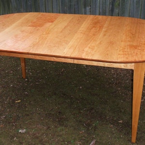 Cherry Oval Extension Table