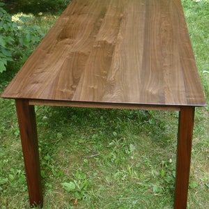 Handsome Walnut Parson's Table image 2