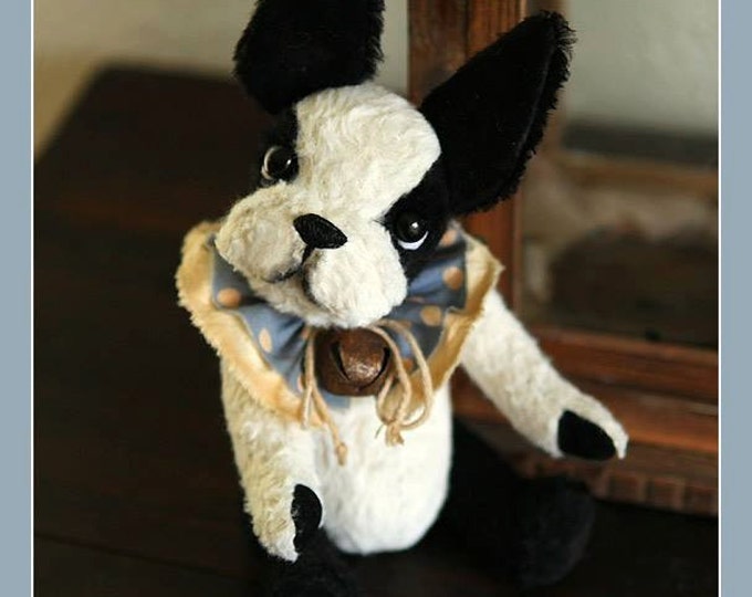 Boston Terrier Plush Stuffed Soft Toy, Artist Teddy Gift Figurine Etsy