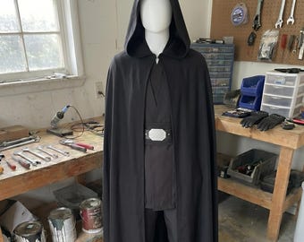 Starwars inspiriert Black Luke Skywalker Jedi Cosplay Kostüm - Anakin Obi-Wan Sith Robe Tunika Set.