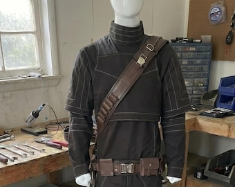 Starwars Inspired Mandalorian Flight Suit Undersuit | Bounty Hunter Soft Parts & Custom Beskar Costume Base