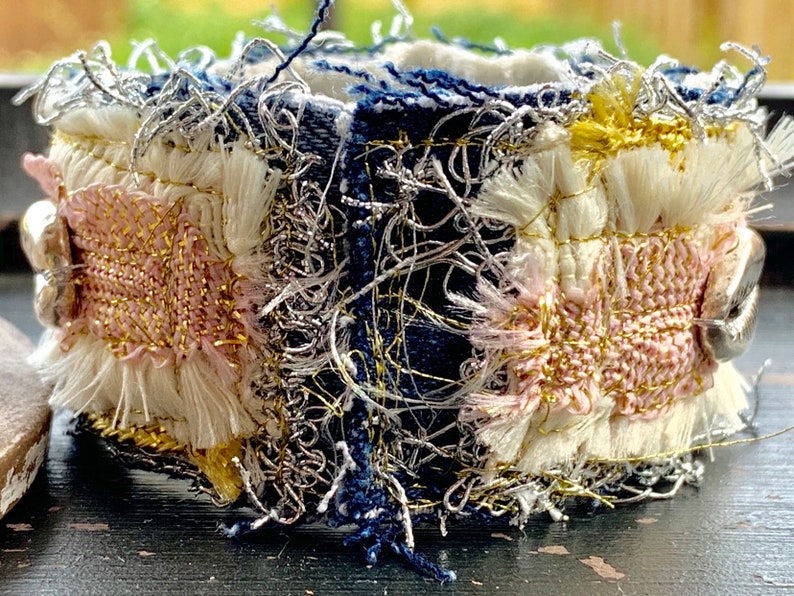 Cuff bracelet original ecochic unique one of a kind trending fun boho luxe jewelry by ALadysBliss