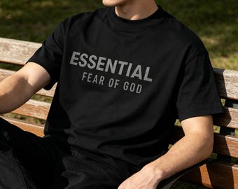 Essential Fear of God Tee | Minimalist Neutral Casual Short Sleeve Top