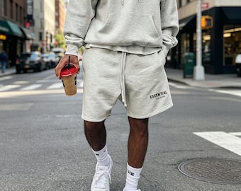 Essential Men's Athletic Shorts, Oversized Fit, Choose One Size Down