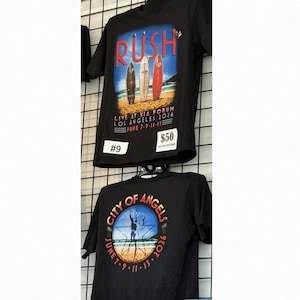RUSH Fifty Something Tour 2026 Los Angeles Forum June 7 T-Shirt Size S-5XL