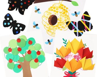 Spring Toddler Activities Worksheets Kids Crafts Printable