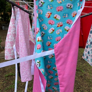 Retro camper themed apron