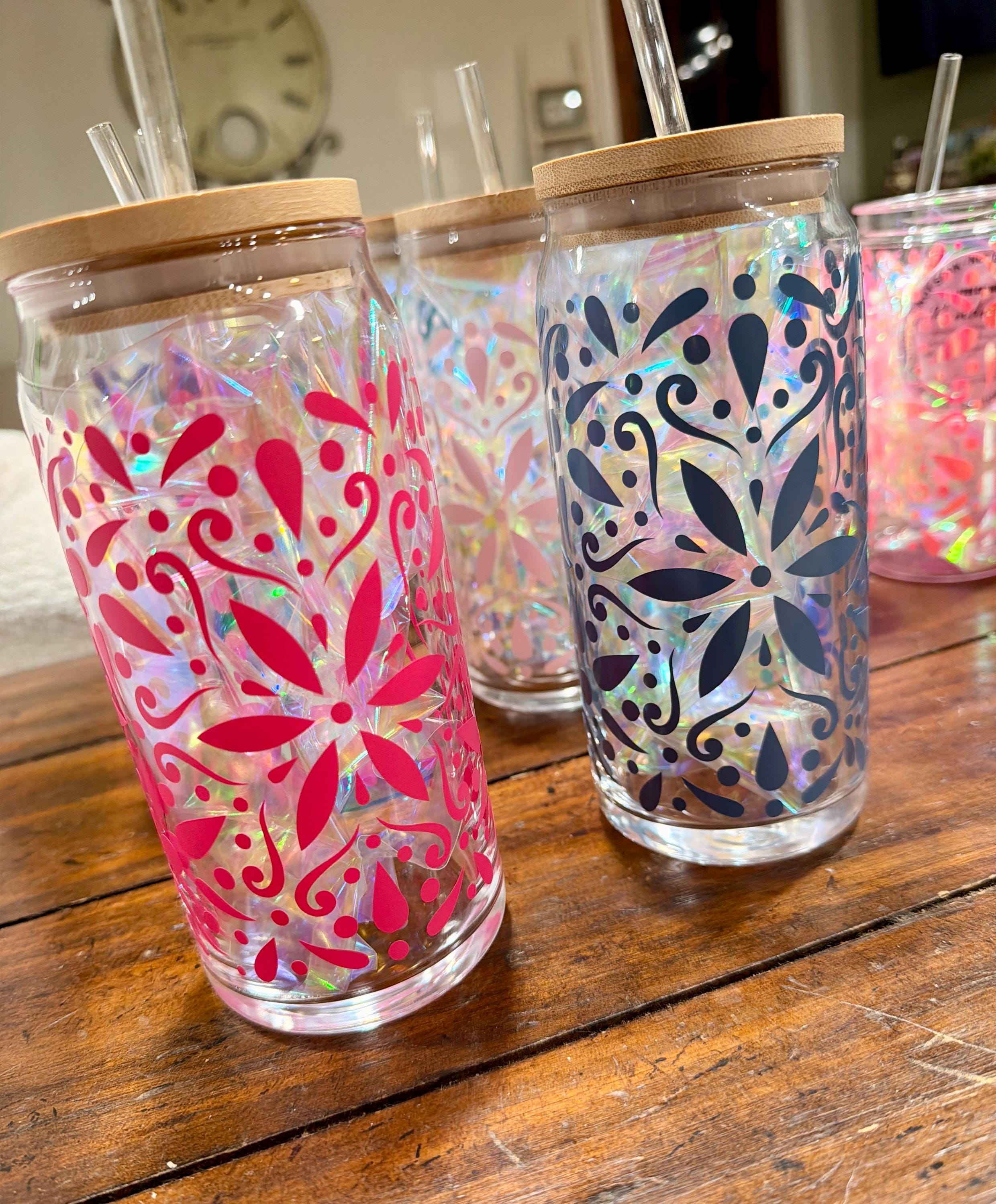 Red Glass Tumblers - Etsy