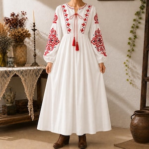 etsy embroidered dress Embroidered Dress Vintage