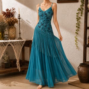 elegant turquoise dresses for wedding guests Turquoise Tea Length Dress, Wedding Guest Dress, Mother of the Bride Dress, Cocktail Dress, Minimalist Dress, Bridesmaid Dress, Summer Dress
