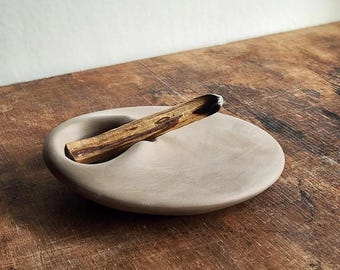 Minimalist incense holder, modern sage tray, stick burner, gift idea for meditation, yoga and wellness