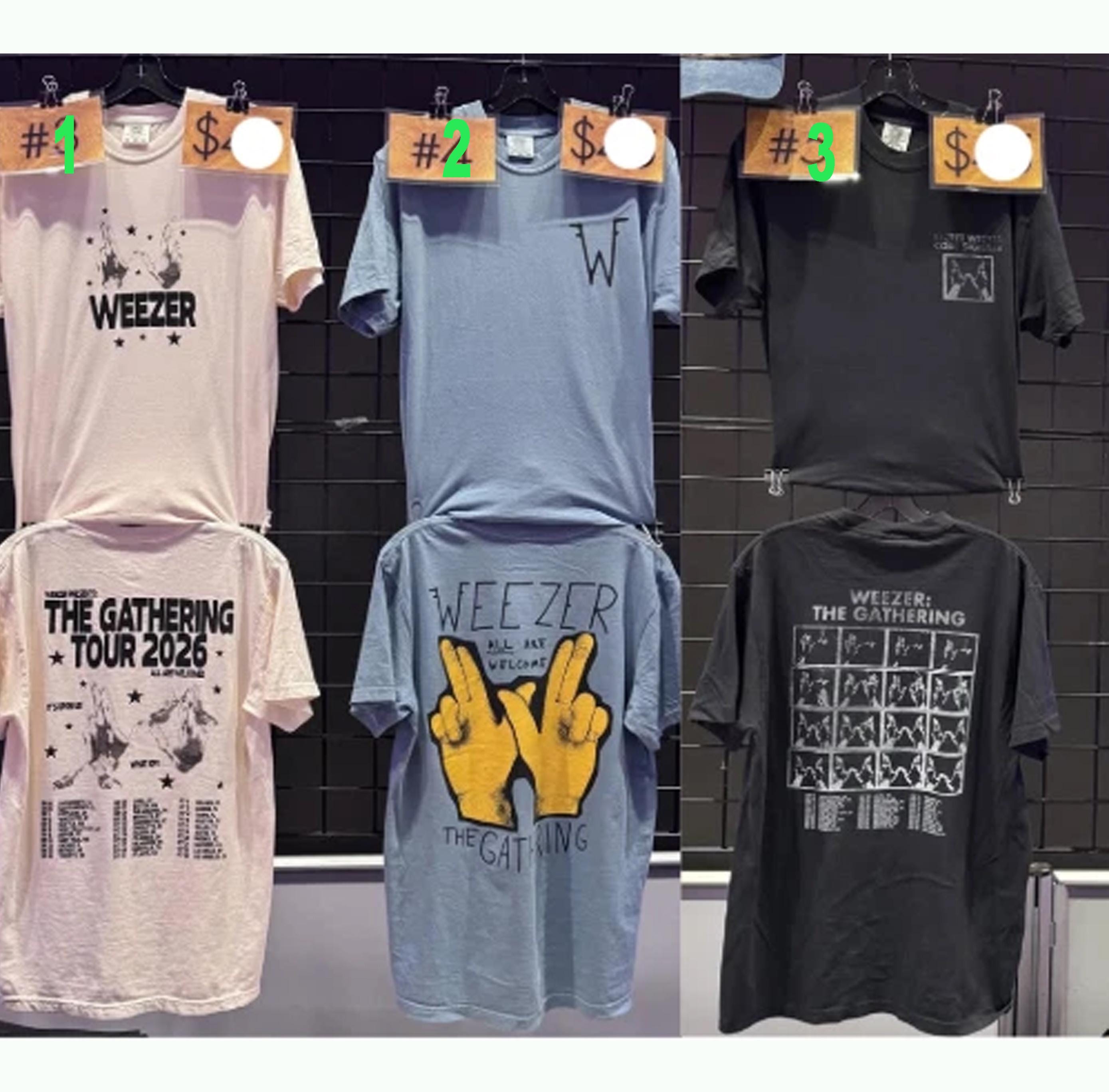 Weezer Tour Shirt - Etsy