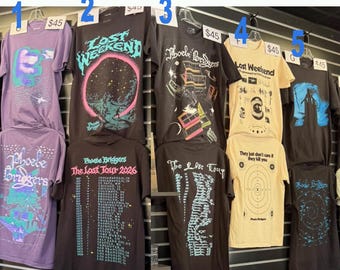 Phoebe Bridgers The Lost Tour 2026 T-Shirt reprint