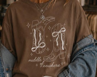 Concert Comfort Colors Tee, Middle of Nowhere T-Shirt