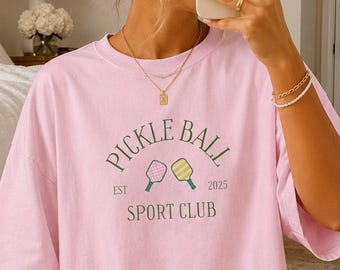 Komfortfarben Pickleball Tshirt, Pickleball Club Shirt