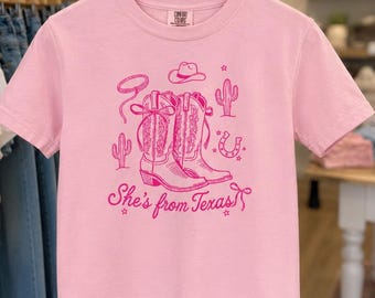 Comfort Colors Texas Girl, Youth Size