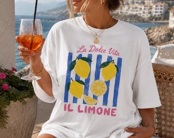 La Dolce Vita Comfort Colors T-Shirt, Italienisches Zitronen-T-Shirt