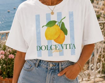 Dolce Vita Crop Tee, italienischer Sommer