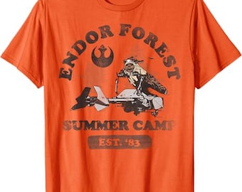 Star Wars Ewok Endor Camp Speeder Vintage Graphic T-Shirt C2 T-Shirt
