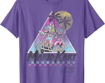 Mario Kart Mario and Luigi Good Time Since 92 Vintage T-Shirt