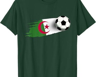 Algeria Flag Top Algerian Soccer Flag Algerian T-Shirt