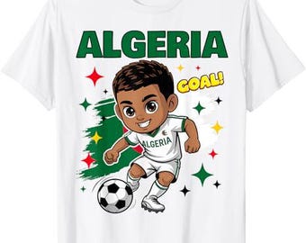 Algeria Flag Soccer Algeria Soccer World Cup 2026 T-Shirt
