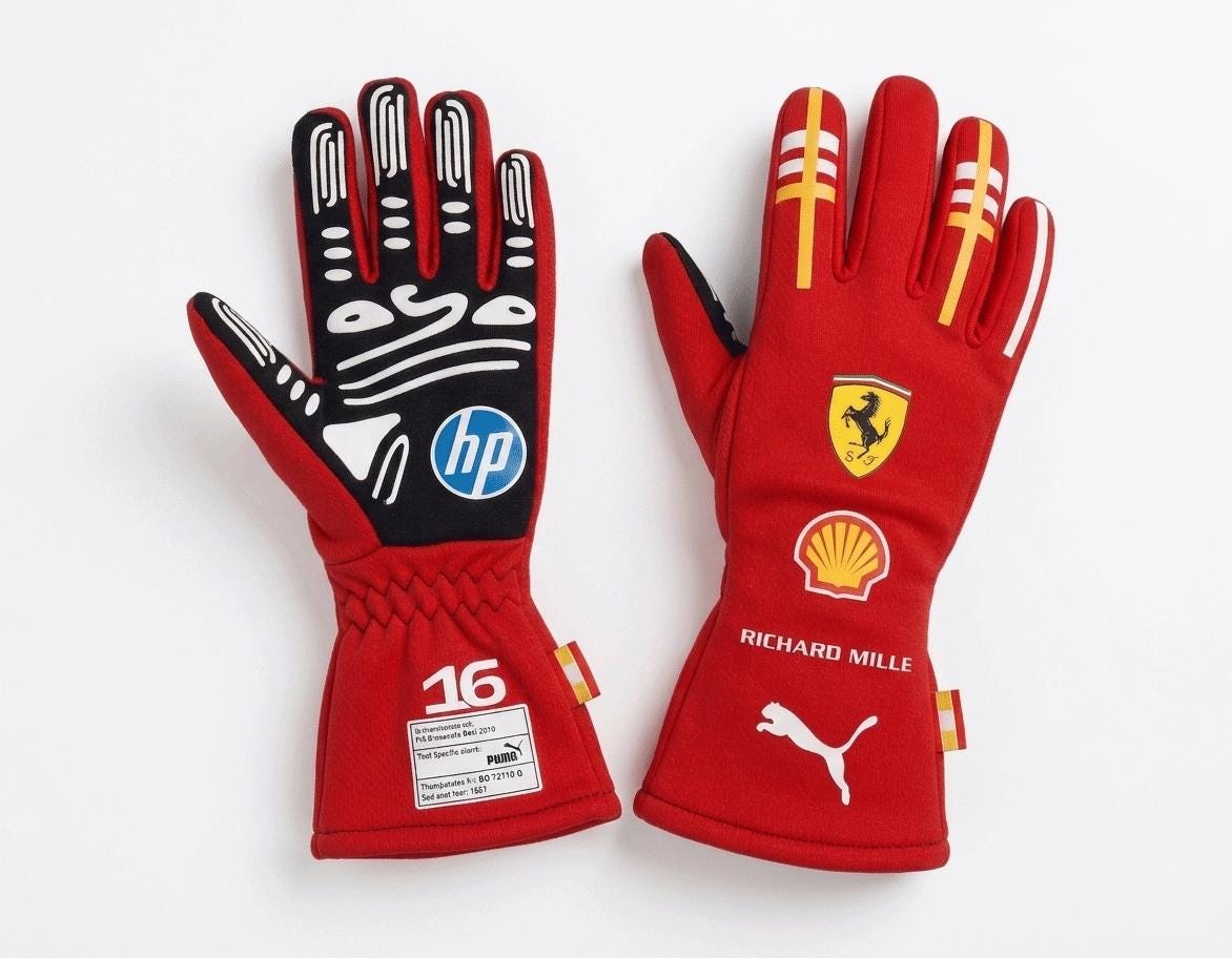 Ferrari red gloves - Etsy 日本