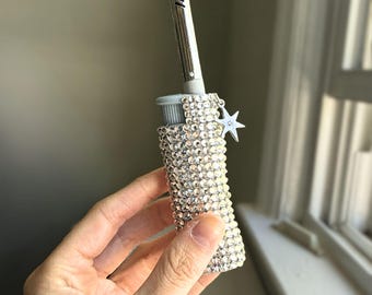 Bedazzled Refillable Torch Lighter