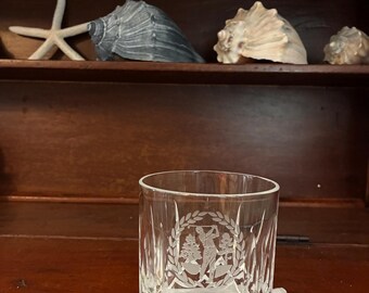 Waterford Crystal Golf Series Double Old Fashioned Whisky Glass 6oz 3.1” x 3”